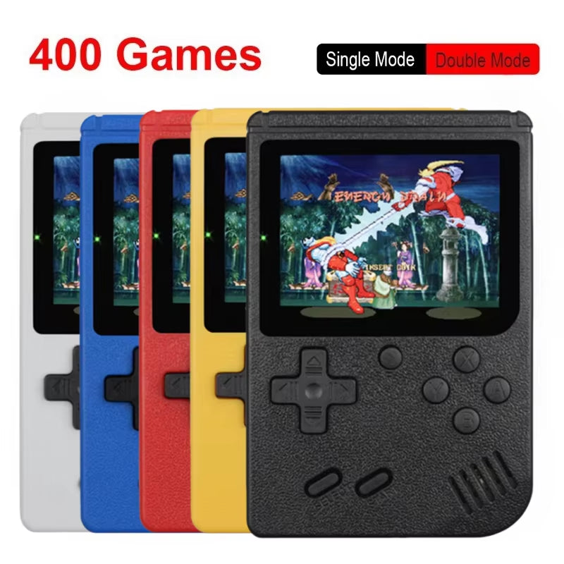 400-in-1 Mini Retro Handheld Game Console – 3.0" Portable 8-Bit Gaming Player
