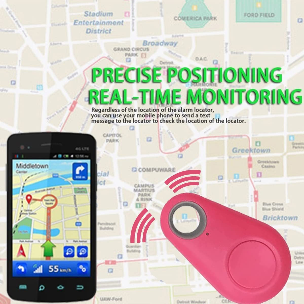 Smart Bluetooth Tracker Tag – Wireless Key, Wallet & Pet Finder