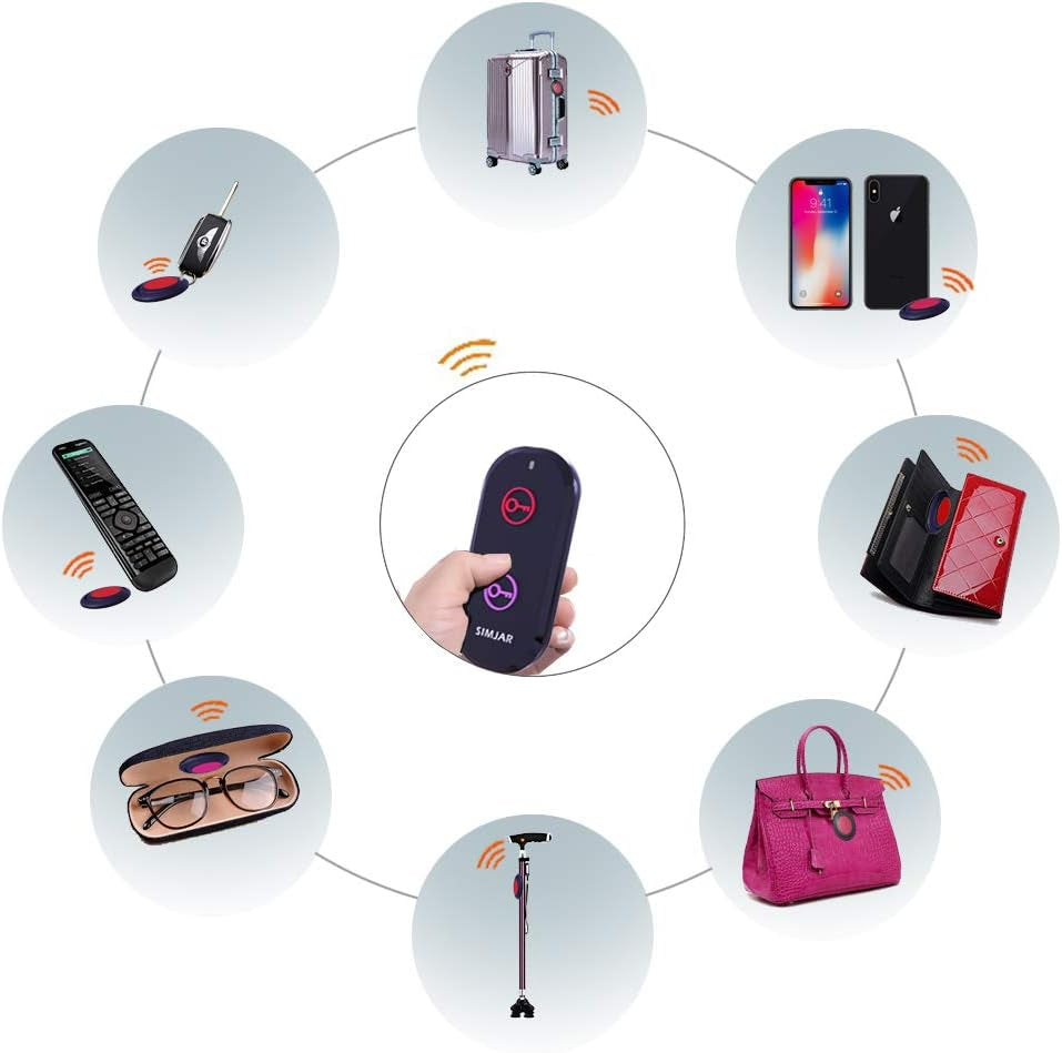 RF Wireless Key Tracker – 2 Receivers + Remote Control Locator