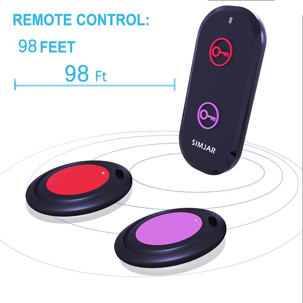 RF Wireless Key Tracker – 2 Receivers + Remote Control Locator