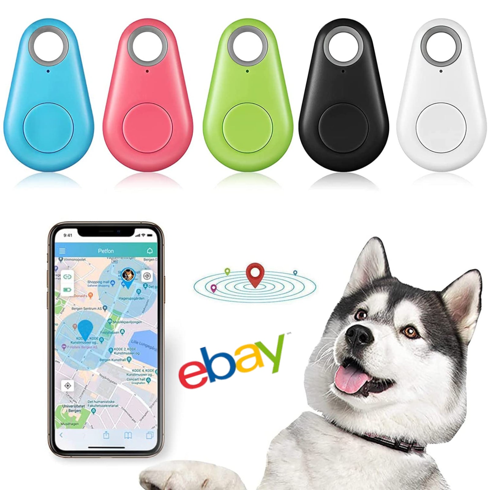 Smart Bluetooth Tracker Tag – Wireless Key, Wallet & Pet Finder