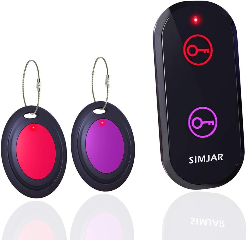 RF Wireless Key Tracker – 2 Receivers + Remote Control Locator