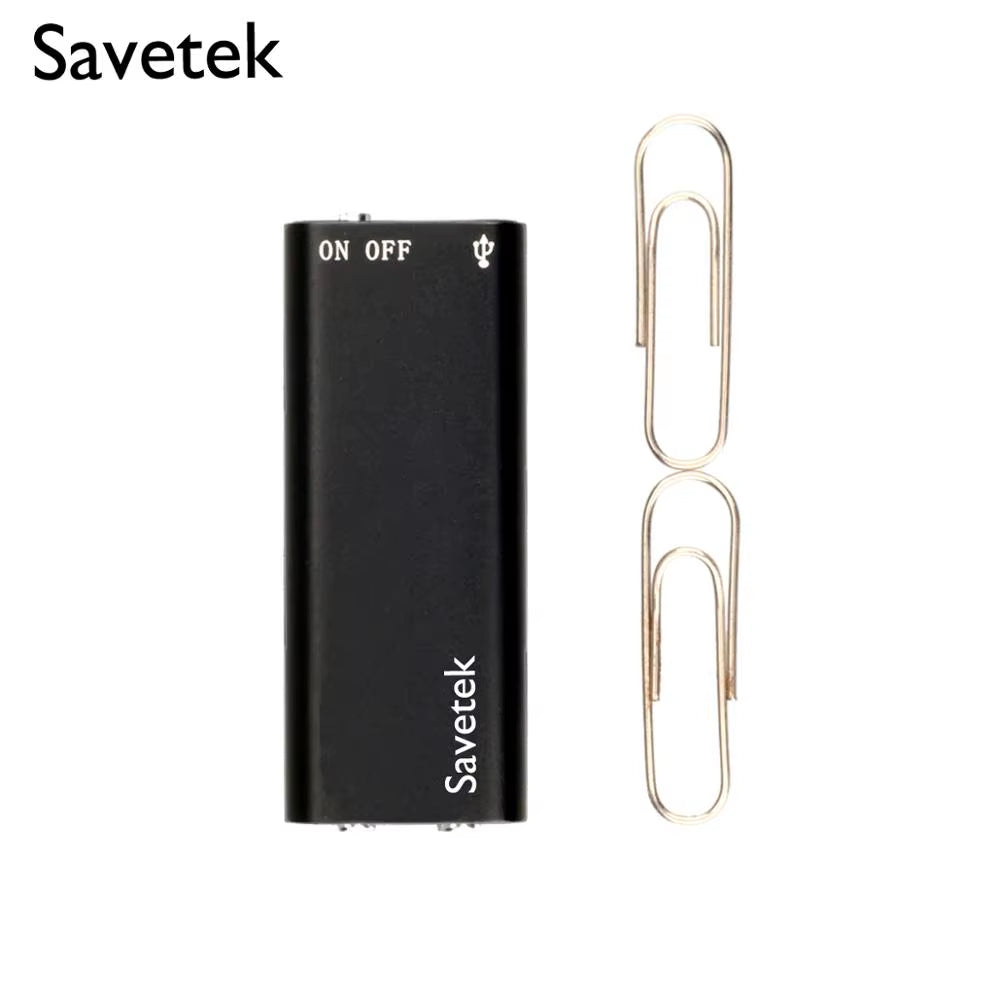 Mini USB Pen Voice Recorder – 8GB/16GB Voice-Activated Audio Recorder & MP3 Player (192Kbps)